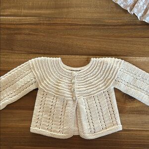 Misha & Puff Cream Knit Cardigan
